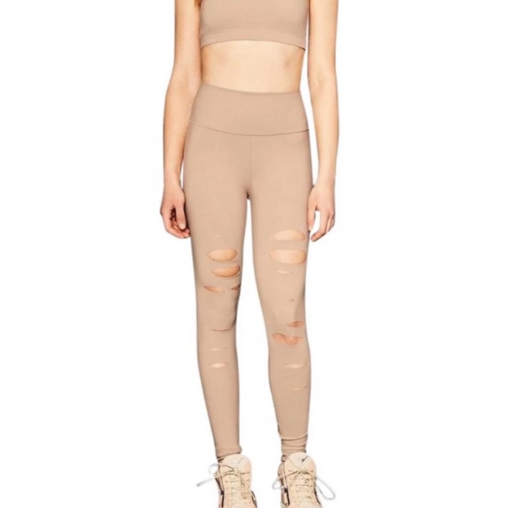 Alo Yoga high waist Ripped Warrior Leggings XS